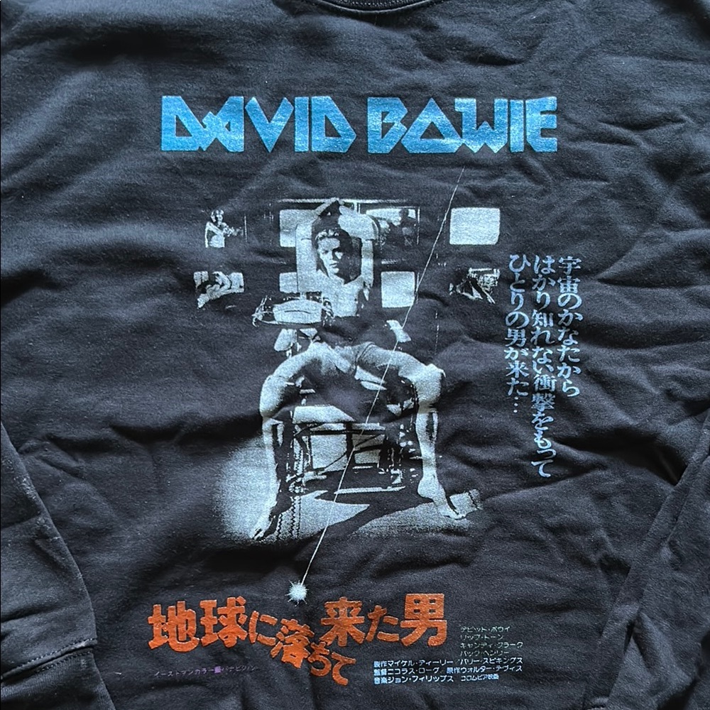 David Bowie Japanese promotion for “The Man Who Fell To Earth” size Large. - Picture 2 of 2
